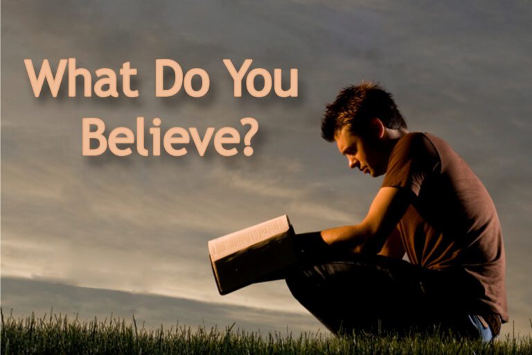 What do you believe?